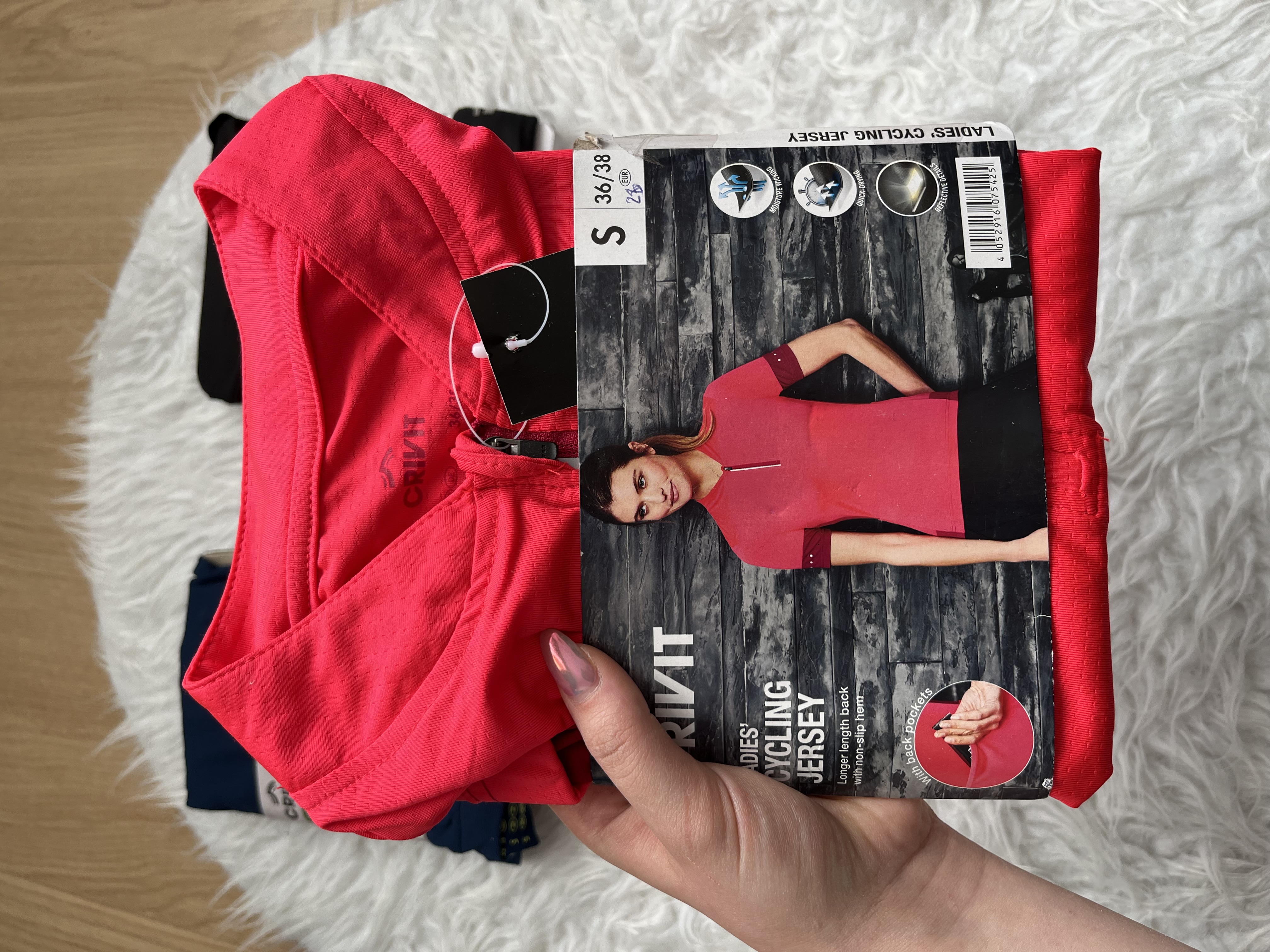 تیشرت ورزشی و دوچرخه‌سواری زنانه CRIVIT مدل Cycling Jersey