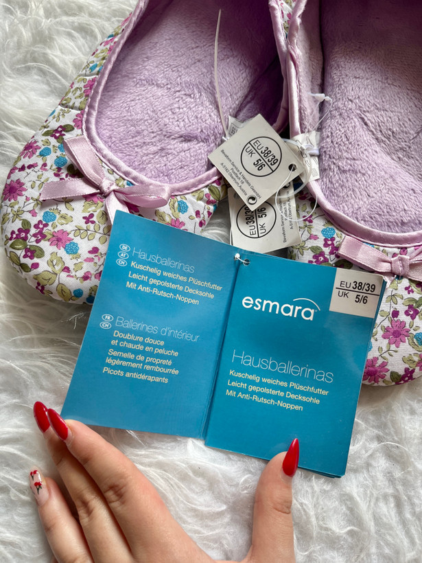 کفش راحتی خانگی زنانه Esmara با آستر پلاش