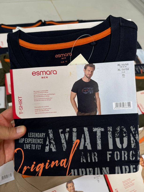 تیشرت مردانه اسمارا (ESMARA MEN) – 100٪ پنبه
