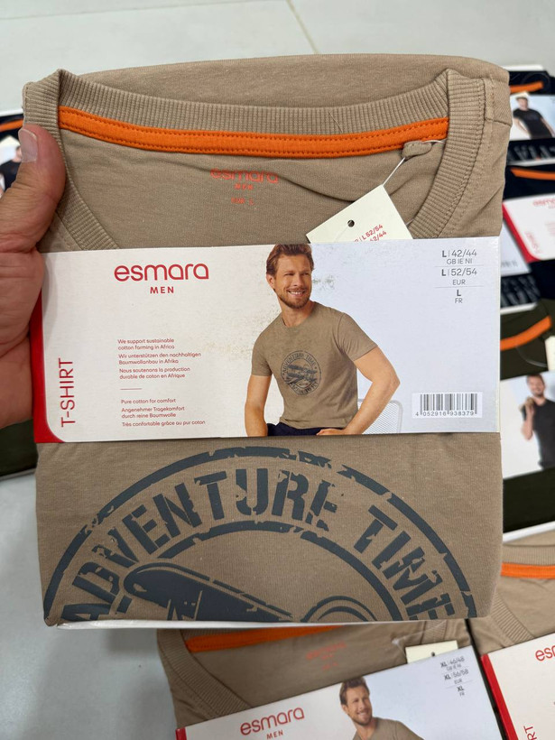 تیشرت مردانه اسمارا (ESMARA MEN) – 100٪ پنبه